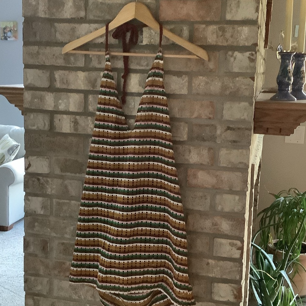 Wild Fable Multicolor Knit Swim Coverup Dress